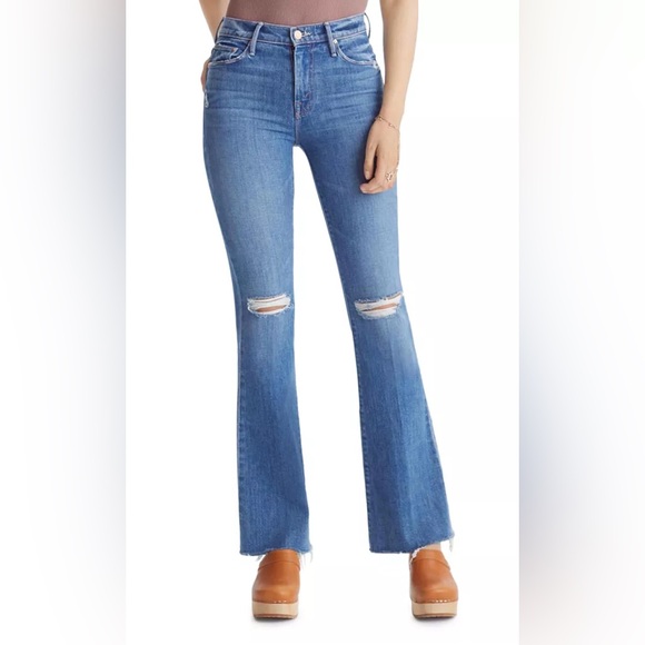 Denim - Mother the Weekender Fray